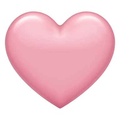 Light pink heart sticker