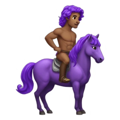 purple centaur sticker