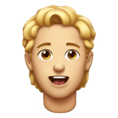 Drooling love sticker