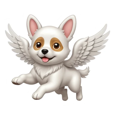 Dog fly sticker