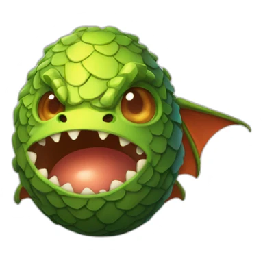 dragon egg hatching sticker
