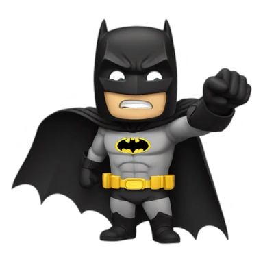 batman pointing at the viewer sticker