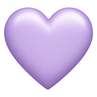 Pastel Purple Heart  sticker