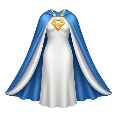 full white cape sticker