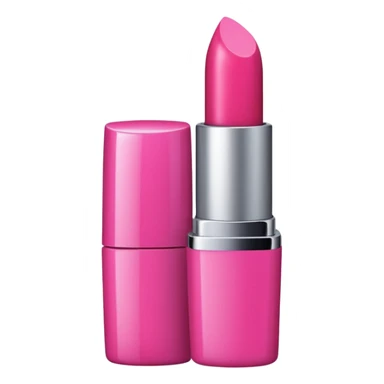 pink lipstick sticker
