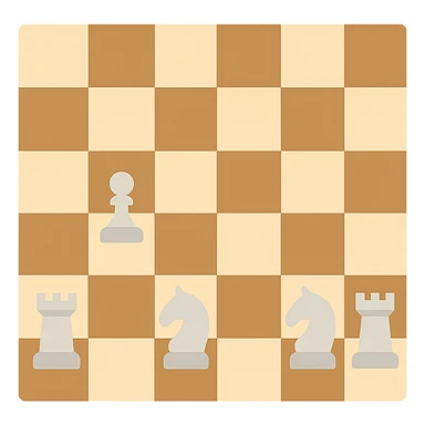 The opening phase of a chess game sticker