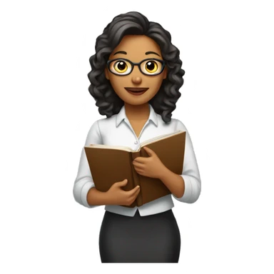  beautiful teacher with math book sticker