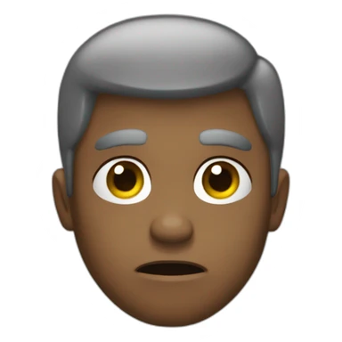 not happy person sticker