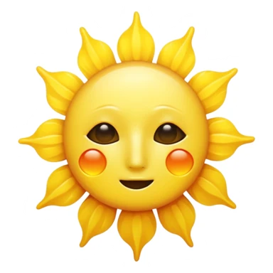 sun no face sticker