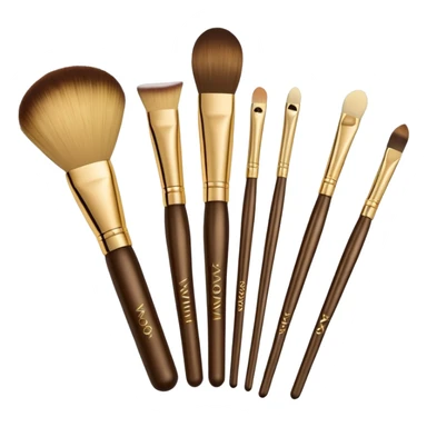 Louis Vuitton makeup brushes sticker