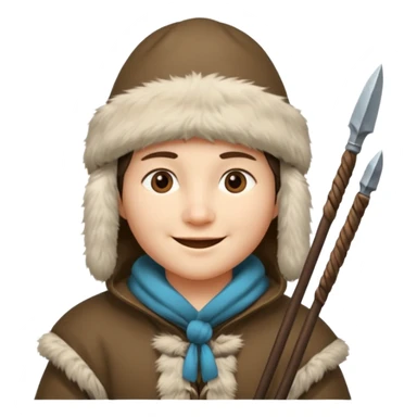 eskimo hunting emoji sticker