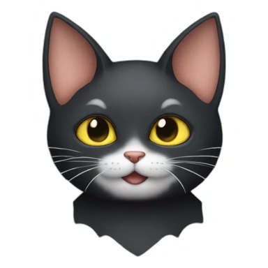 Cat bat sticker