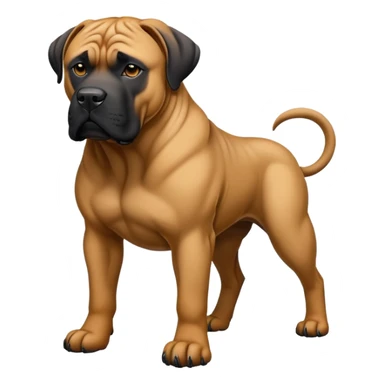 black boerboel sticker