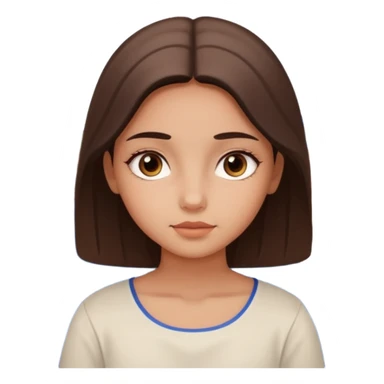 santorini girl face sticker