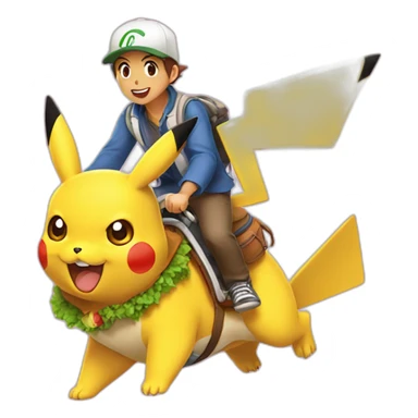 pikachu-riding-on-biriyani sticker