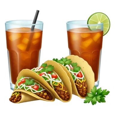 Tacos and drinks  sticker