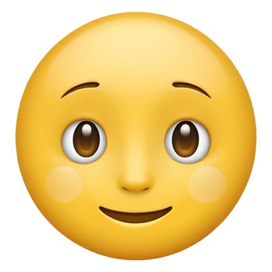 nothing emoji face sticker