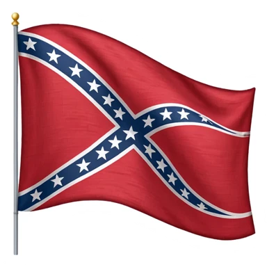Confederate flag sticker