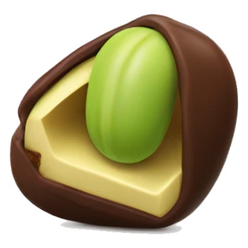Pistachio in chocolate sticker