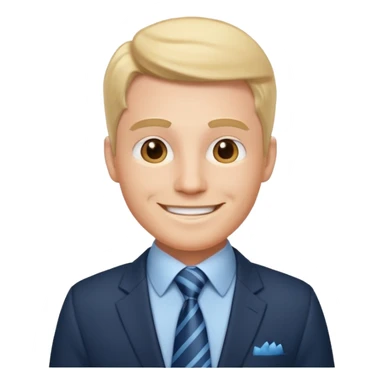 AN UNCLE with a tie in business clothes sticker