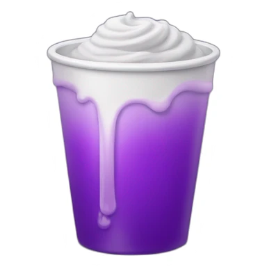 cup with purple liquid sticker