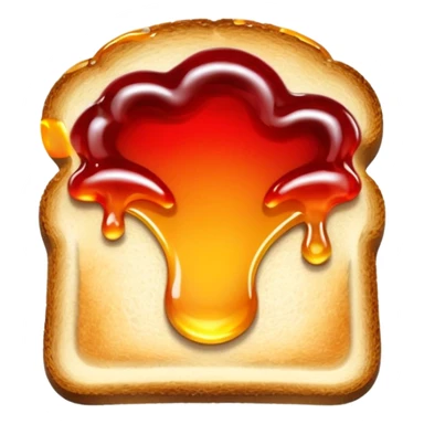 toast with jelly sticker