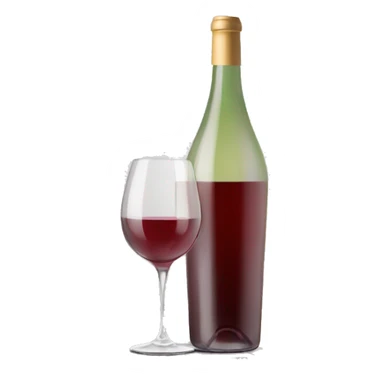 Wein mit Glass  sticker
