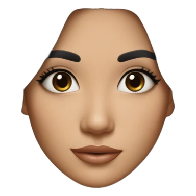 pretty woman in mid length black hair , chinita eyes, with dimples on both cheeks sticker