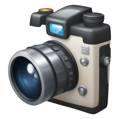 camara con brillitos sticker