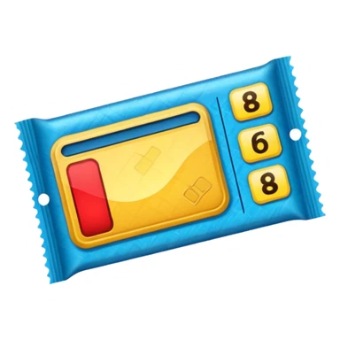 Lottery scratch ticket sticker