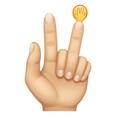 Index Pointing forward  sticker