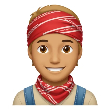 bandana guys sticker