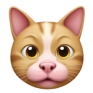 Cat with pig nose’s  sticker