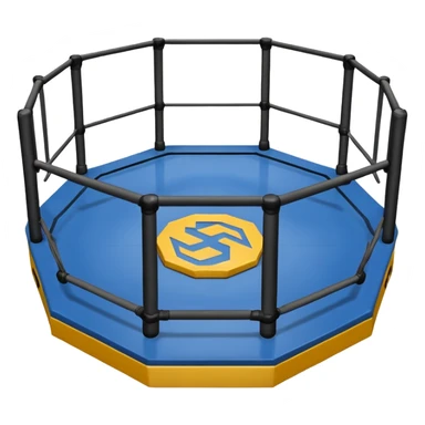 Mma octogone sticker