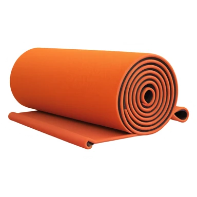 rolled up carpet, 3D style sticker