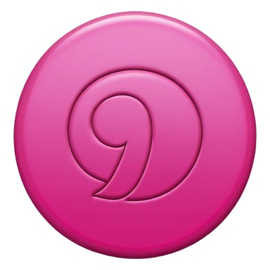 pink 3d Pinterest logo sticker