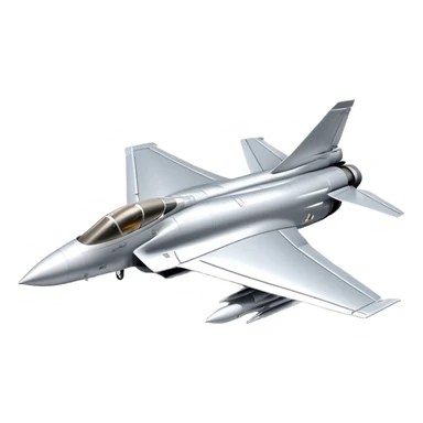 Fighter jet pointing west. Small size for chat emoji sticker