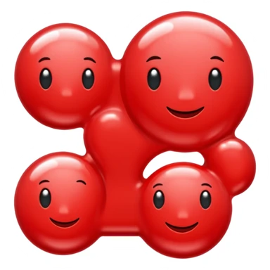 the word SNAFI in bold red bubble letters, red text bubble font, with a glossy shine sticker