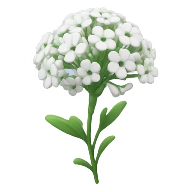 baby’s breath flower sticker