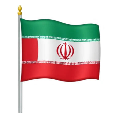 Iran flag sticker