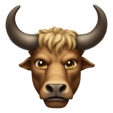 Minotaur head sticker