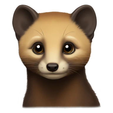 pine marten sticker
