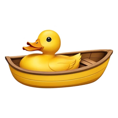  Duck shaped boat sticker