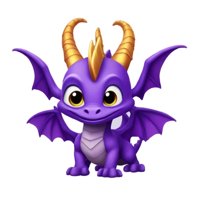 Cute Spyro the dragon  sticker