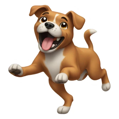 A dog dancing sticker