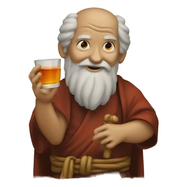 old monk rum emoji sticker