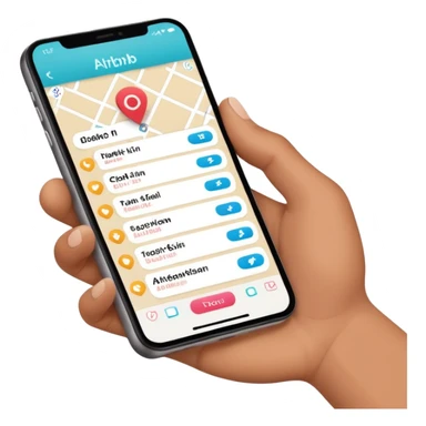 airbnb check in via phone sticker