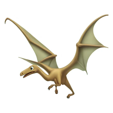 Pterodactyl lost at sea  sticker