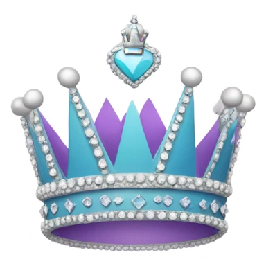 Letter E with a tiara  sticker