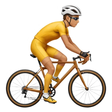 person cycling fast motion sticker